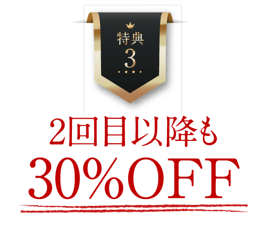特典3 全国どこでも送料無料