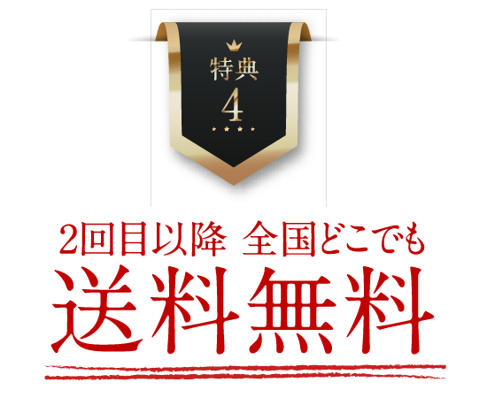 特典4 2回目以降も30%OFF